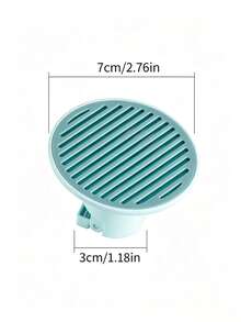 Shower Drain Cover With Automatic Open/Close Function And Built-In Filter, Anti-Odor Bathroom Drain Core, Anti-Clogging Bathroom Drain, Suitable For Shower, Kitchen And Balcony - Multicolor - View 6
