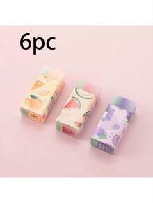Eraser, Rubber Ball, Creative Cute Eraser, Creative Cartoon Eraser, Easy To Erase, Fruit Sandwich Eraser, Back To School/Back To School Season/Halloween/Christmas Essential - Multiple Styles - View 9