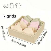 Large Wardrobe Clothes Storage Divider Box, Create A Tidy Wardrobe. Washable Drawer Storage Box, Used For Storing Underwear And Accessories. Fashionable Foldable Storage Bag, Keep Your Wardrobe Organized And Neat. - Multicolor - View 10