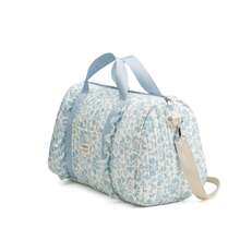 1pc Korean Style Floral Kids Short Trip Luggage Bag, Wide Handle, Adjustable Crossbody, Kindergarten Camping Storage Large Bag - Multicolor - View 4