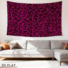 1pc Pink Leopard Print Wall Hanging Painting, Suitable For Bedroom Wall Decor, Living Room, Office And Party Decoration - Multicolor - View 7