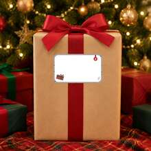 120pcs Christmas Gift Packaging Labels Stickers, Gift Box Labels, Packaging Labels, Decorative Labels, Gift Wrapping Labels - 120 Pieces/set - View 3