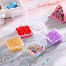 31pcs Transparent Plastic Storage Box, Perler Bead Storage, Gift Box Jewelry Box Accessory Storage Box, Packaging Box Mini Transparent Bead Storage Box With Hinged Lid, Space Saving, Back To School - A - View 8
