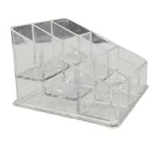 9-Slot Transparent Lipstick Storage Box, Stackable Fish-Shaped Lipstick Tower, Lip Gloss Organizer, Suitable For Lipstick/Cosmetics Storage And Vanity Display, Jewelry Box, Storage Bag, Makeup Brush Holder, Women's Gift, Christmas Gift - Clear - View 10