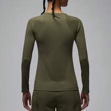 Nike Genuine JORDAN Women's Casual Slim Fit Warm Knit Base Layer Top FN5111-222 - FN5111-222 - View 2