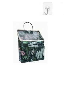 2pcs Wall Mounted Storage Pockets, Fabric Hanging Organizer Bags, Suitable For Dorm, Behind Door Storage, Upgraded Grey Wall Mounted Storage Baskets For Dorm, Bathroom - Multicolor - View 14