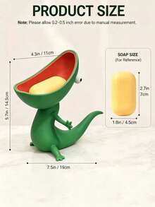 1pc/10pcs Desktop Storage Organizer Box, Gecko Shaped Decorative Storage Tray, Large Opening Desktop Storage Rack, Suitable For USB Flash Drives, Paper Clips, Stationery And Small Items, Creative Office Desk Decor Storage Box, Suitable For Office, Bedroom, Dorm, Study And Back To School Season - Multiple Styles - View 10