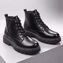 2026 New Men's Fashion Versatile Business Casual Shoes - Black - View 5