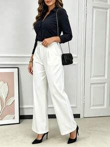 Women Pants - White - View 4