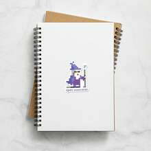 1/2/5 miếng nhãn dán Pixel Art Open Sourcerer Wizard, thiết kế lập trình viên màu tím retro, nhãn dán hài hước geek coding cho laptop bàn phím ván trượt, quà tặng trang trí chơi chữ vui nhộn cho lập trình viên kỹ sư phần mềm, nhãn dán dán phong cách game pixel cổ điển hình phù thủy - A - Xem 6