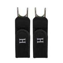 4pcs No-Buckle Belt Hooks, Elastic No-Buckle Belt, Suitable For Tactical Gear Daily Carry, Adjustable Invisible No-Buckle Belt System, Belt Loop Accessory - Stainless Steel Buckle - View 11