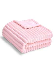 1pc Plaid Wool Baby Blanket, Super Soft Comfortable Fluffy Baby Blanket, Suitable For Baby Stroller Newborn Blanket, 30 X 40 Inches, - Multicolor - View 6