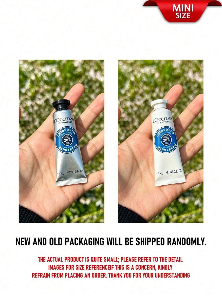 L'Occitane 乳木果手霜迷你 10ml/0.34 Oz L 滋養並保護乾燥雙手 L 快速吸收 L 不油膩 L 使肌膚滋潤柔軟 L 純素 - Shea Butter - 10ml(mini) - 查看 1