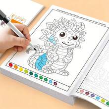 48 Themes Kids Drawing & Activity Book, Animal Architecture Pattern, Interactive Creative Art Workbook, Birthday Holiday Gift For Boys Girls - Multicolor - View 4