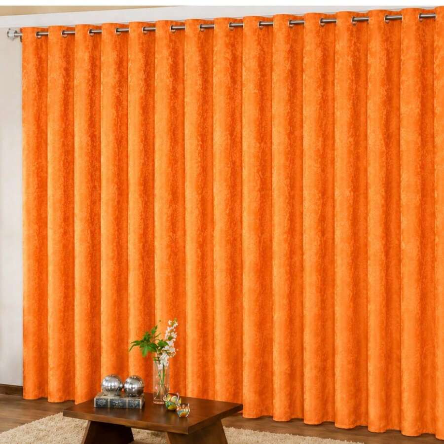 High-End Jacquard Curtain - Terracota - Ver 1