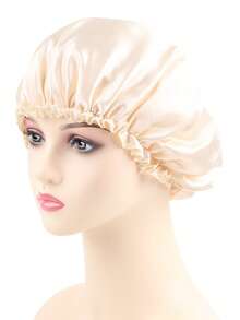 2 Double-Layer Satin Sleep Caps - Multicolor - View 5