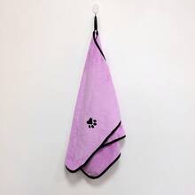Pet Bath Towel For Dogs And Cats, Soft Absorbent Microfiber Drying Towel With Hanging Loop, Quick Dry Pet Towel Blanket For Bathing, Outdoor Travel And Home Use - Multicolor - View 9