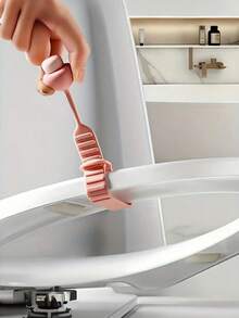 Multifunctional Bathroom Accessories Anti-Stain Toilet Seat Lifter Touchless Cleaning Handle Creative Universal Anti-Stain Toilet Seat Opener - Multicolor - View 3