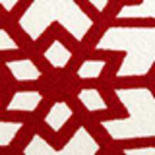 LCUHPCL 1pc Christmas Faux Lamb Fur Vintage Red Snowflake 3D Embroidered Pillowcase, Suitable For Bedroom, Living Room, Sofa, Daily Use, Party And Various Environments - Red - View 12