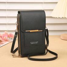 Women's Crossbody Bag Fashion Minimalist Large Capacity Multi-Function Touchscreen Phone Bag - Multicolor - View 8