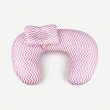Bantal Menyusui Motif Bunga, Bantal Menyusui untuk Ibu dengan Sarung yang Dapat Dilepas, Bantal Penopang Menyusui untuk Usia 0-16 Bulan, Bantal Penopang Multifungsi - MultiWarna - View 4