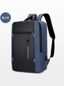 Men's Business Laptop Backpack, USB Charging Port, Commuter Casual Travel School Bag, Minimalist Large Capacity, Gift, Anti-Theft, TSA Friendly - Multicolor - View 14