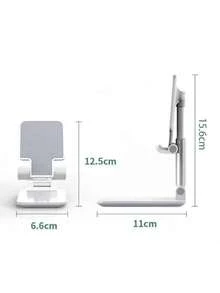 1/2pcs Foldable Phone Stand, Adjustable Desktop Phone Holder, Portable Telescopic Tablet And Stand, Height And Angle Adjustable, Non-Slip Base, Essential Phone Accessory, Great Phone Stand, Perfect For Halloween And Christmas Gifts. - Multicolor - View 5