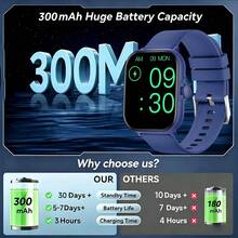 Children's Smart Watch: Bluetooth Calling And Music Playback, Low Power Consumption Chip With Long Standby, Flashlight Function, Minimalist High-Definition Sports Watch, Suitable For Boys And Girls - Multicolor - View 2
