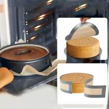 Reusable Non-Stick Cake Baking Mat Set, Round Cake Bottom Mat + Adjustable Cake Side Band, High Temperature Resistant Baking Release Mat, Oven Cake Mold Liner, Easy Release Cake Baking Accessories, Washable And Reusable Baking Tools, Suitable For Sponge Cake, Chiffon Cake, Replaceable Disposable Baking Parchment Paper, Flexible Adjustable Cake Side Band, Home DIY Baking Supplies - View 9
