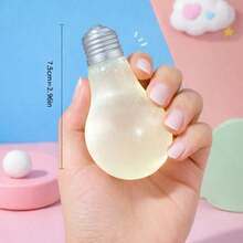 1pc Glow-In-The-Dark Light Bulb, TPR Material Fun Handmade Craft Kit, Children's Fashion Handicraft Set, Parent-Child Interactive Leisure Toy, Boys & Girls After-School Fun Decorative Ornament - Multicolor - View 7
