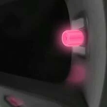 5pcs/Set Colorful Reflective Tail Light And Valve Cap, Universal Fit, Enhance Wheel Appearance, High Visibility Bicycle Accessories - No Battery Required, Improve Night Visibility And Road Safety, Vehicle Safety Accessories, Suitable For Mountain Bikes And Road Bikes, Night Visibility, Night Riding - Multicolor - View 6