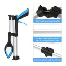 43 Inch Trash Picker Grabber Tool, Foldable Long Reach Reacher With Magnetic Tip, Lightweight Litter Picker Claw For Elderly, Home Cleaning, Garden, Garbage Collection - View 4