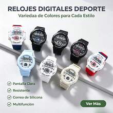 Couple Digital Watches - Black and White - View 1