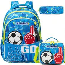 3PCS Backpack For Boys Elementary Preschool Kids Crossbody Bag For School - 128 Men's Schoolbag - View 1