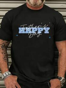 Men T-Shirts - 黑色 - 查看 1