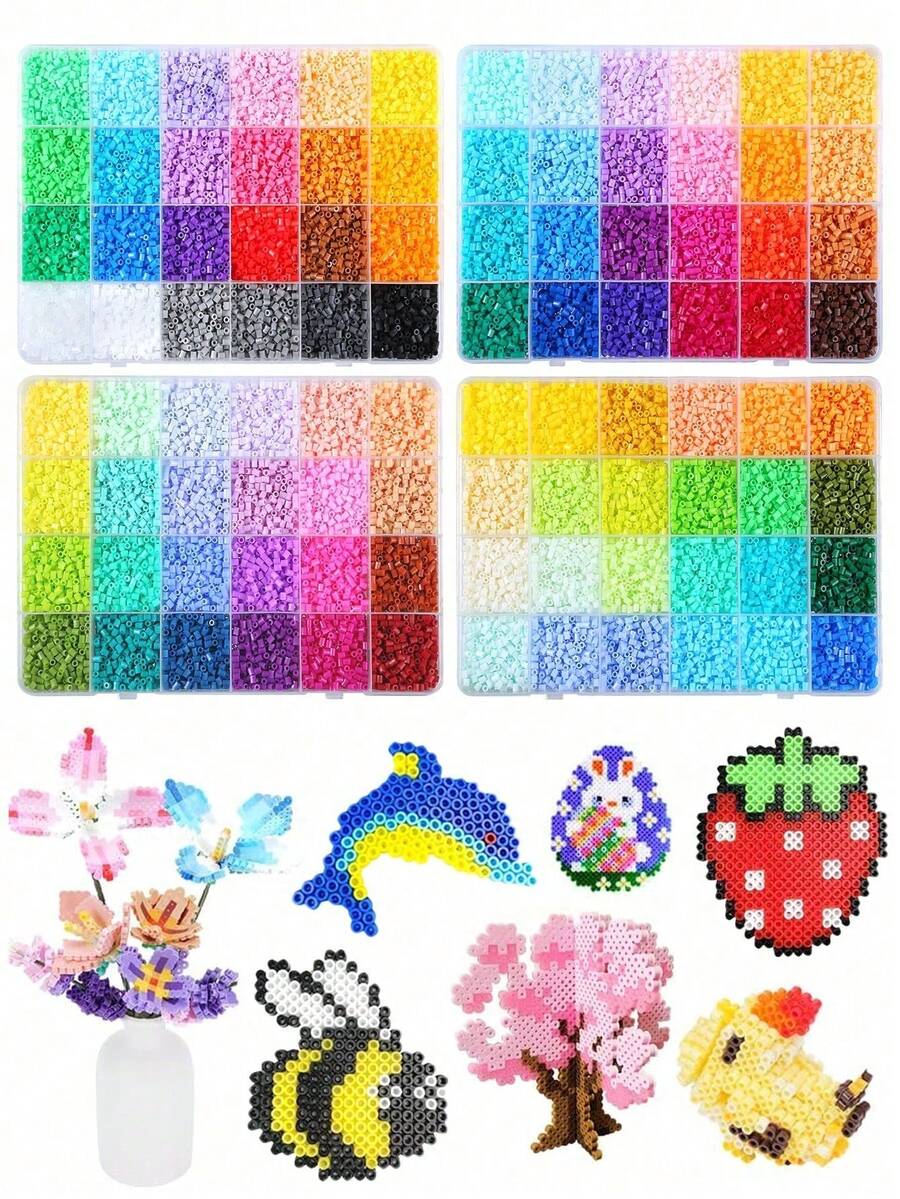 6pcs Bead Accessory Set, 2.6mm Sorting Tray Kit Includes Bead Picking Tray, Pegboard For Beading, Picking Tray, Bead Pen, Bead Scoop, Tweezers, Bead Board, Alignment Tool, Storage Box For Experienced Enthusiasts - A - View 1