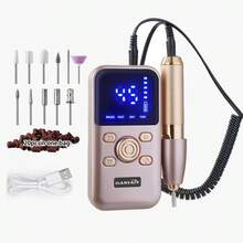 Professional 45,000 RPM Electric Nail Drill - Portable, Rechargeable, Low Noise, Suitable For Manicure And Pedicure - USB Powered, Lithium Battery, Valentine's Day Gift - Multicolor - View 10