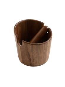 Coffee Knock Box Espresso Coffee Knock Box, Wooden Coffee Grounds Storage Box For Espresso Machine, Made Of Acacia Wood, Suitable For Coffee Bar Decor - Living Room Coffee Bar - Multicolor - View 10