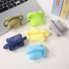 1pcsMulticolor Plush Mini Wrist Rest Pillow, Soft Elastic Wrist Support Cushion, Comfort Wristband Pad For Back To School Student Office Computer Mouse Typing - A - View 4
