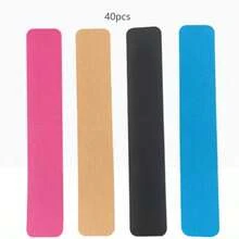 10/20/30/40pcs Pre-Cut Kinesiology Tape, Elastic Muscle Tape, Sports Bandage, Athletic Tape, Random Color, Back To School, Running, Gym, Christmas Gift - Multicolor - View 17