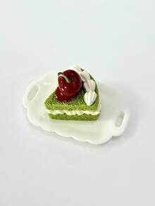 1 Set Mini Dessert Miniature Display Figurines, Realistic Small Plate Dessert Decor, Cake Set, Afternoon Tea Scene Display, Dopamine Desktop Decor Props, Office Decoration, Collectible Gift, Birthday Gift - Multicolor - View 17