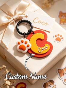 Personalized Pet Identification Tags, Customizable Text Pet Tags, Can Be Customized With Names/Text, Suitable For Cat And Dog Collars, Durable - Multicolor - View 3