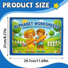 Letter Writing Practice Workbook, Letter Formation And Mastery, Comprehensive Uppercase And Lowercase Handwriting Training, Visual Guidance Exercises, Improve Writing Accuracy And Fine Motor Control, Suitable For Home And School Learning Tool - Alphabet Book - View 8