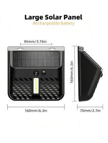 Solar Bug Zapper Wall Light, 800mAh UV Mosquito Killer Lamp, IP44 Waterproof Motion Sensor Outdoor Light For Patio Garden RV Backyard Fly Insect Trap - A - View 8