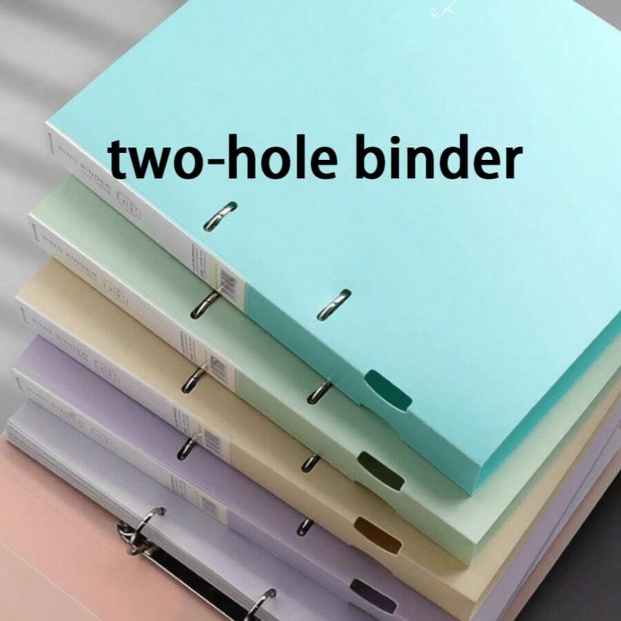 1 buah Binder Kertas Lepas 2 Lubang A4 Warna Macaron, Desain Klip Ganda, Pengikatan Aman Mencegah Halaman Berhamburan, Dapat Menyimpan Kertas Ujian, Catatan Kuliah, File Kantor, dan Materi Pembelajaran, Pengorganisasian dan Klasifikasi yang Efisien, Skema Warna Segar dengan Estetika yang Luar Biasa, Perlengkapan Penyimpanan Alat Tulis yang Direkomendasikan untuk Kembali ke Sekolah, Cocok Sebagai Hadiah Natal, Hadiah Halloween, Hadiah Thanksgiving untuk Siswa dan Rekan Kerja - Beraneka warna - View 1