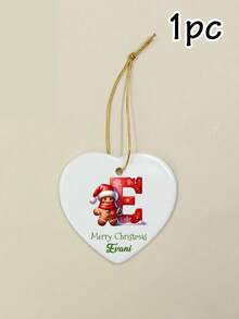 Customized Christmas Decorations With Your Name, Personalized 2026 Home Christmas Decorations, Customizable Letter Christmas Tree Decorations, Christmas Home Decorations, Customized Christmas Gifts, Christmas, Gingerbread Men, Merry Christmas, 2026. - Style B - View 21