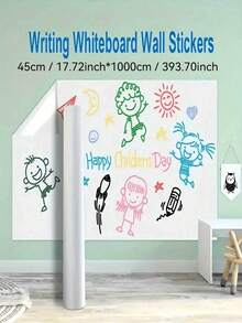 1 Roll Removable Whiteboard Wallpaper, Suitable For Walls, Doors, Glass, Easy To Peel Off Without Residue, Space-Saving, Suitable For Home, Office, Classroom, Whiteboard Sticker For Presentations And Lessons - Multicolor - View 16