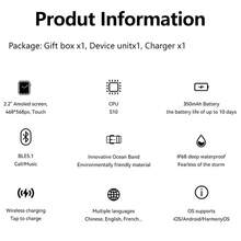 PANDA AI Smart Watch Compatible With Android And IOS Systems (Can Answer/Make Calls), 2.2-Inch HD Screen, Built-In Fitness Tracker, Supports Bluetooth Calling, IP68 Waterproof, Heart Rate/Sleep Monitoring, Multiple Sports Modes, Unisex - Gold - View 9