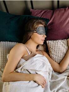 12pcs Adjustable Strap Sleep Eye Mask Black Universal For Travel Home School Party Game, Soft Blindfold For Men Women - View 7
