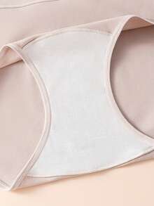 3pcs/Pack Celana Dalam Segitiga Wanita Katun Pinggang Tinggi Pengangkat Bokong - MultiWarna - View 3